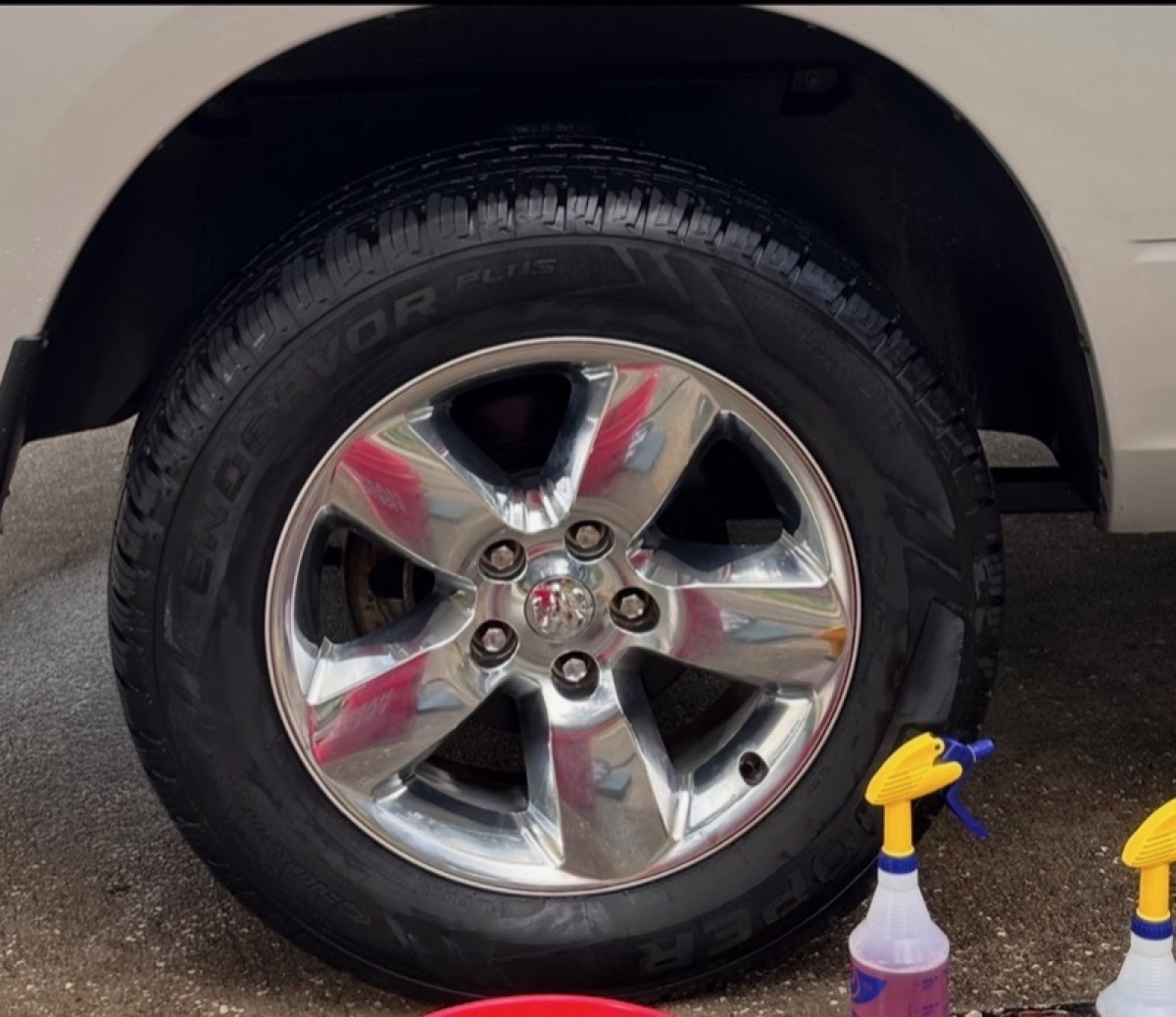 Ram wheel after detailing
